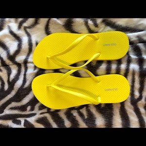 Yellow Flip flops